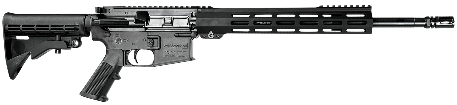 UnBranded AR 223WYBR0005 UAR-C Carbon 223 Wylde 30+1 16″ Barrel, Black Nitride Metal Finish, Black Collapsible Stock, Textured Black Polymer Grip
