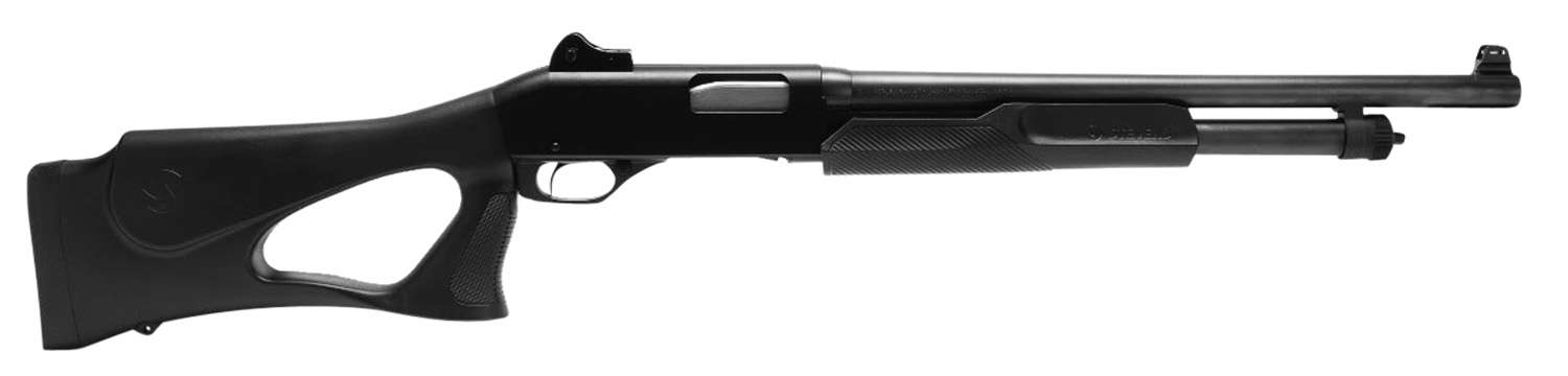 Stevens 23249 320 Security 20 Gauge 3″ 5+1 18.50″ Chrome Lined Barrel, Matte Black Fixed Thumbhole Stock, Ghost Ring Sight