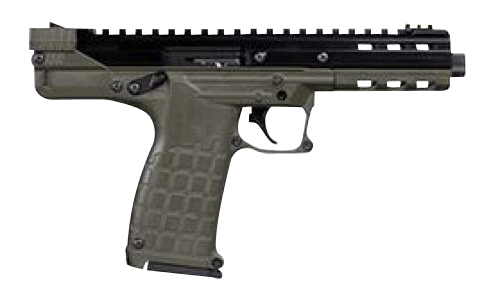 Kel-Tec CP33GRN CP33 22 LR 33+1 5.50" Black Ported/Threaded Barrel, Serrated/Optic Ready Slide, Green Polymer Frame w/M-LOK, Green Polymer Grip, Ambidextrous