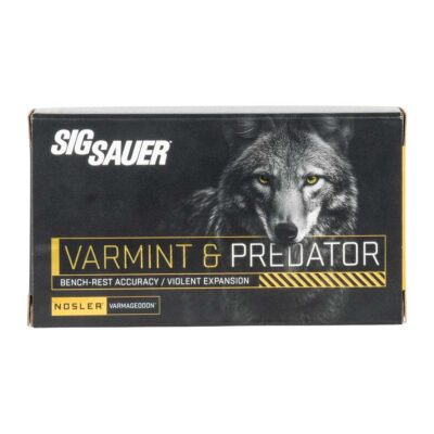 Sig Sauer Varmint & Predator Rifle Ammunition 223 Rem 55gr PT 20/ct