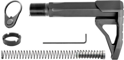 PHASE 5 MINI STOCK ASSEMBLY - CARBINE TUBE AR-15 BLACK