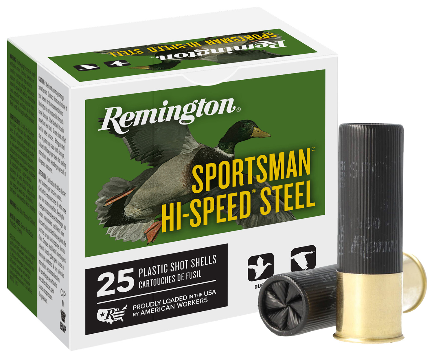 Remington Ammunition 20981 Sportsman Hi-Speed Steel 12Gauge 3″ 1 1/8oz 4Shot 25 Per Box/10 Case