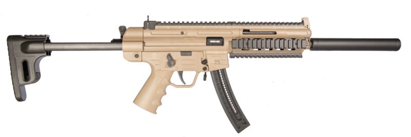 ATI GSG-16 Carbine - FDE | .22LR | 16.25" Barrel | 22rd | Faux Suppressor